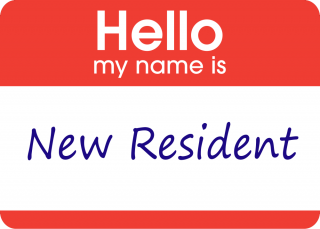 Name Tag New Resident