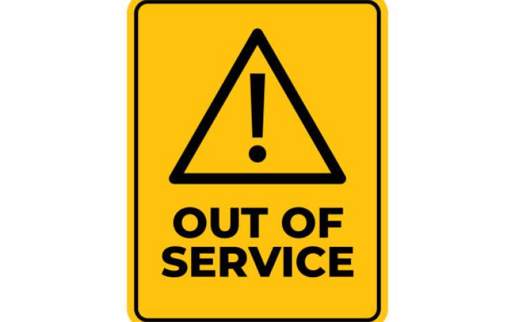 out of service